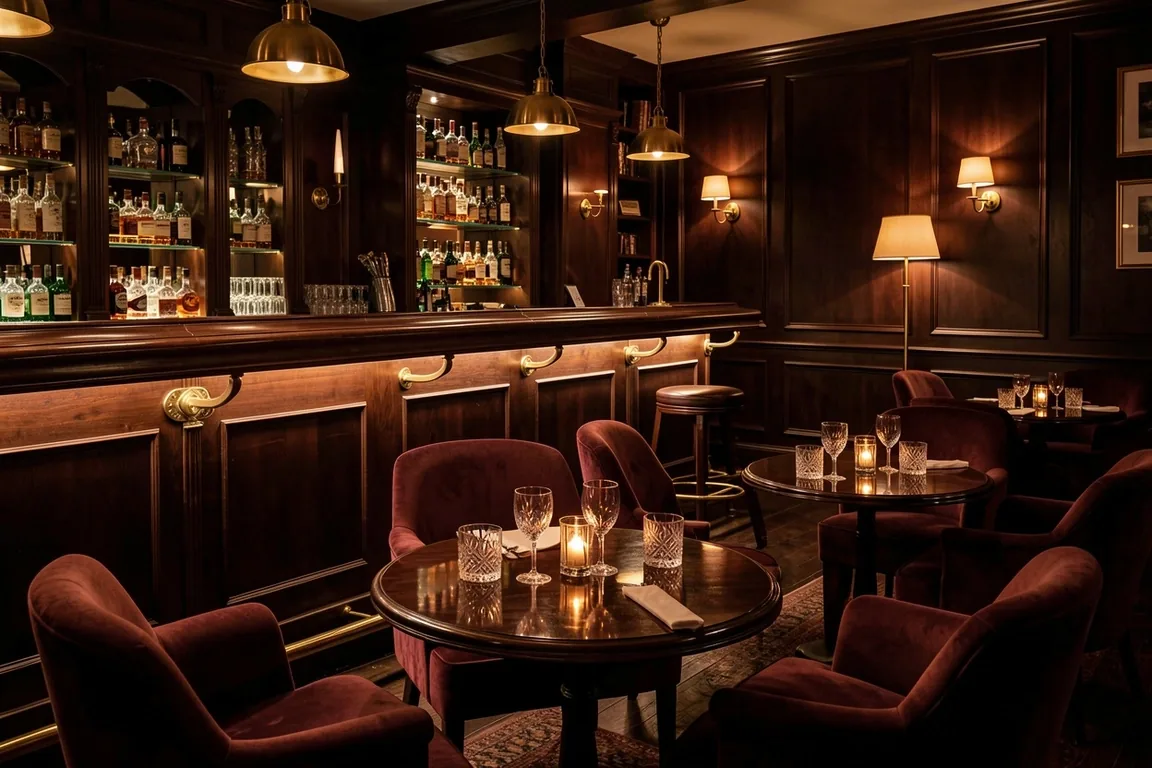 Lounge VIP et espace cocktail pour réceptions d'affaires