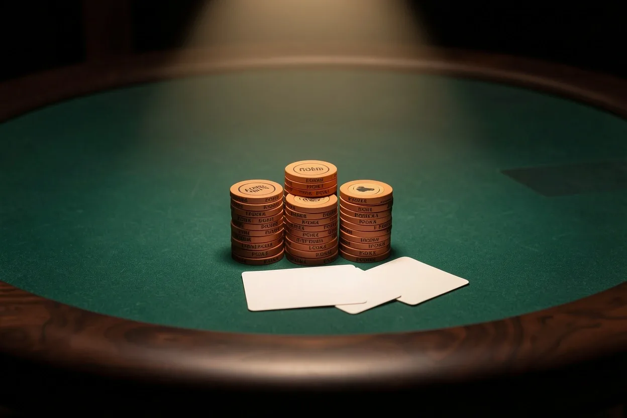 Table de poker de prestige pour séances de stratégie et networking